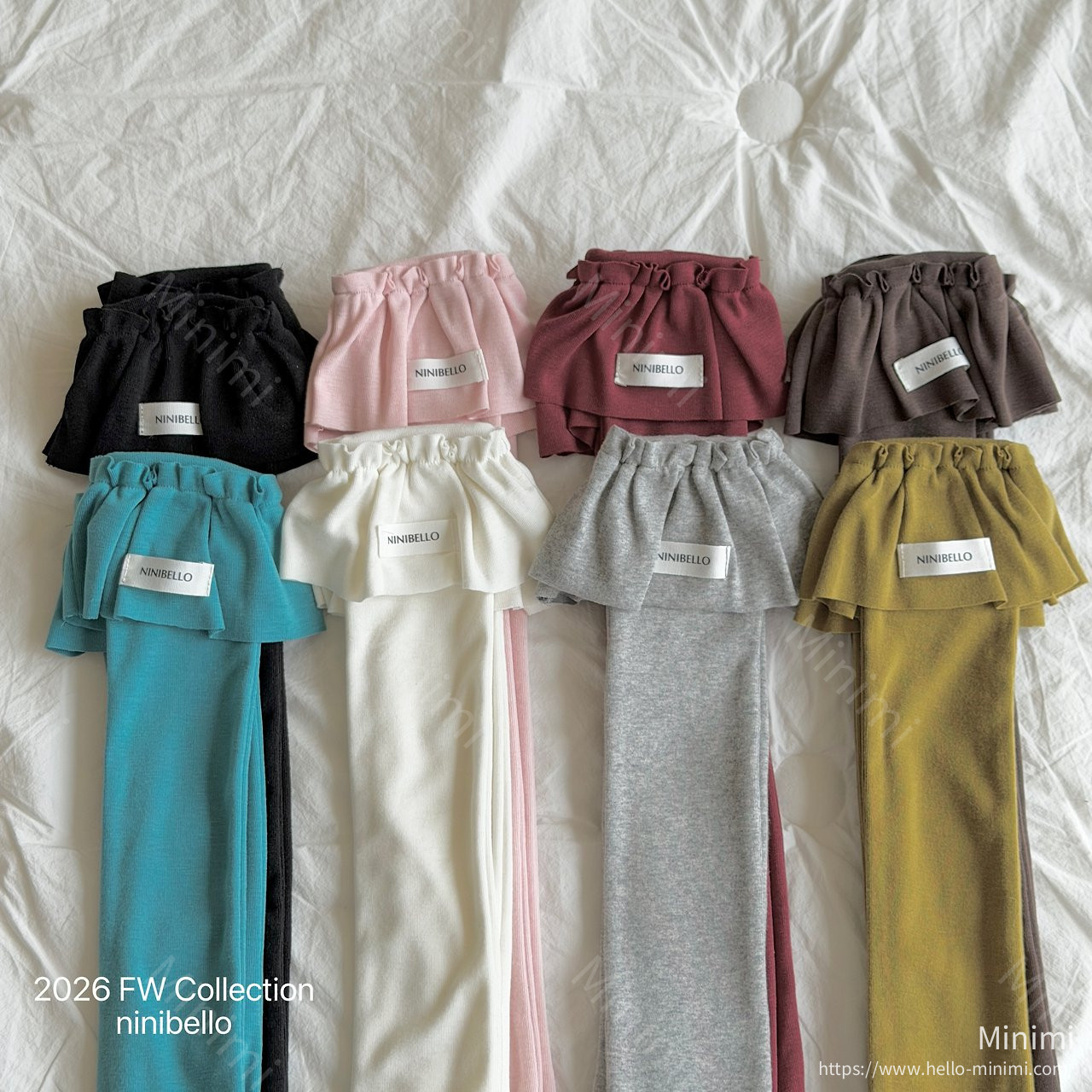 ninibello Pinter Frill Knee Socks - 韓國童裝代購主圖