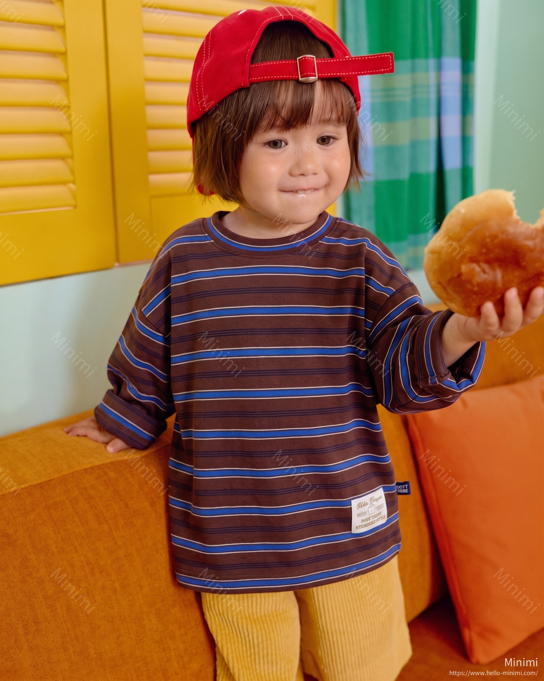 oott bebe Tomboy Ribbed T-shirt (Kids) 細節圖 16