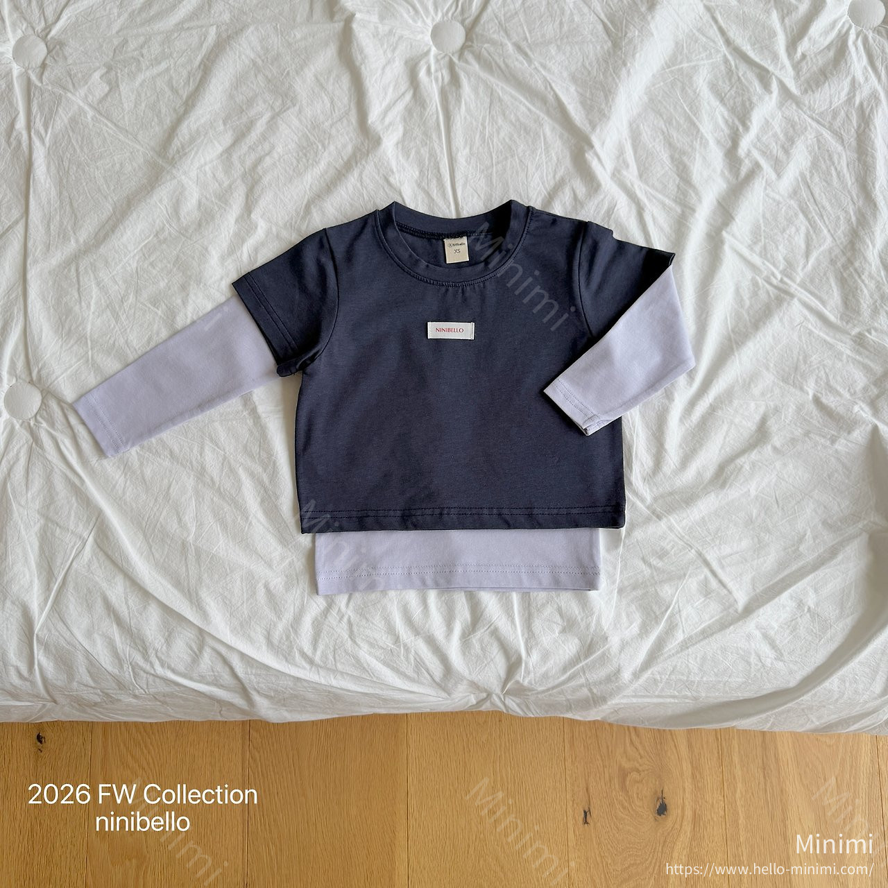 ninibello Layered T-shirt Set 細節圖 3