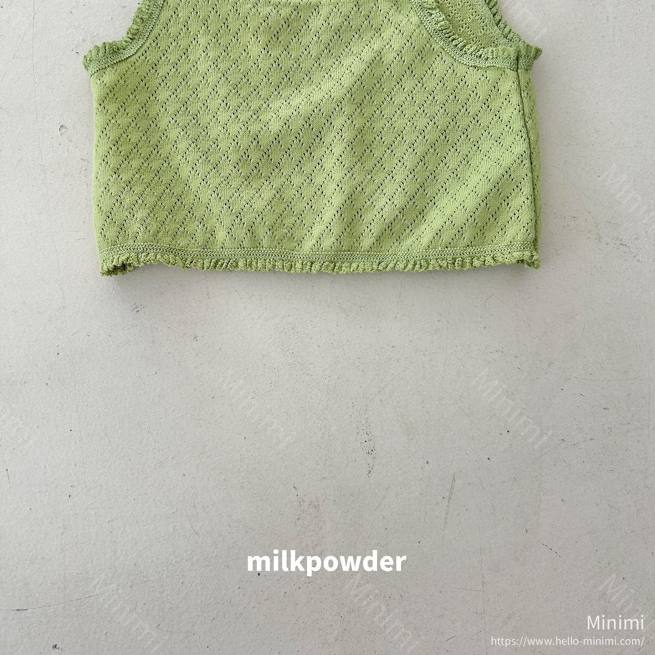 milkpowder Green Vest 細節圖 15