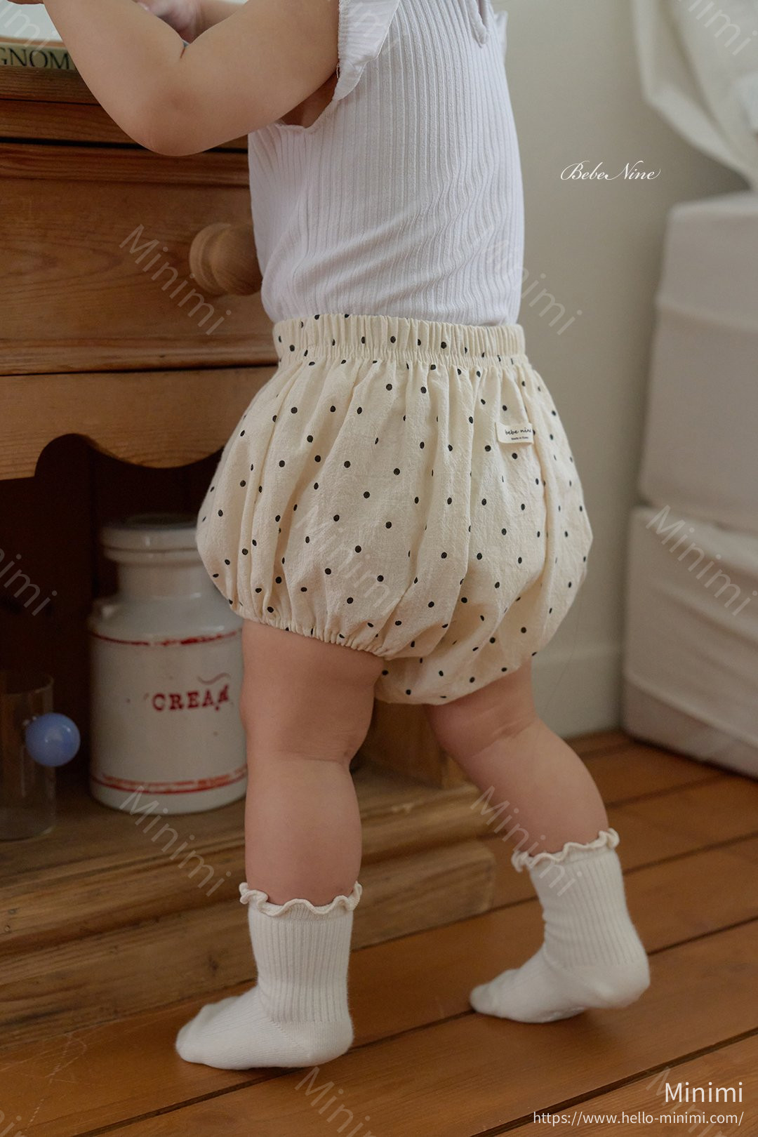 bebe nine Nine Frill Knee Socks 細節圖 10