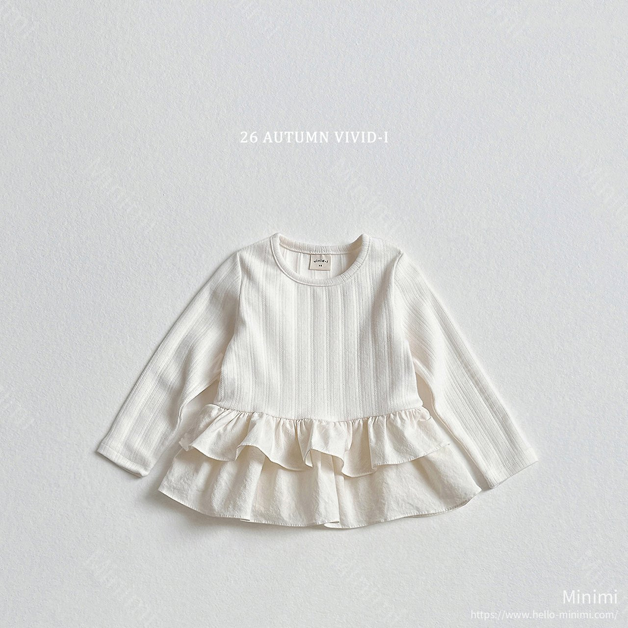 VIVID-I Eyelet Frill T-shirt 細節圖 3