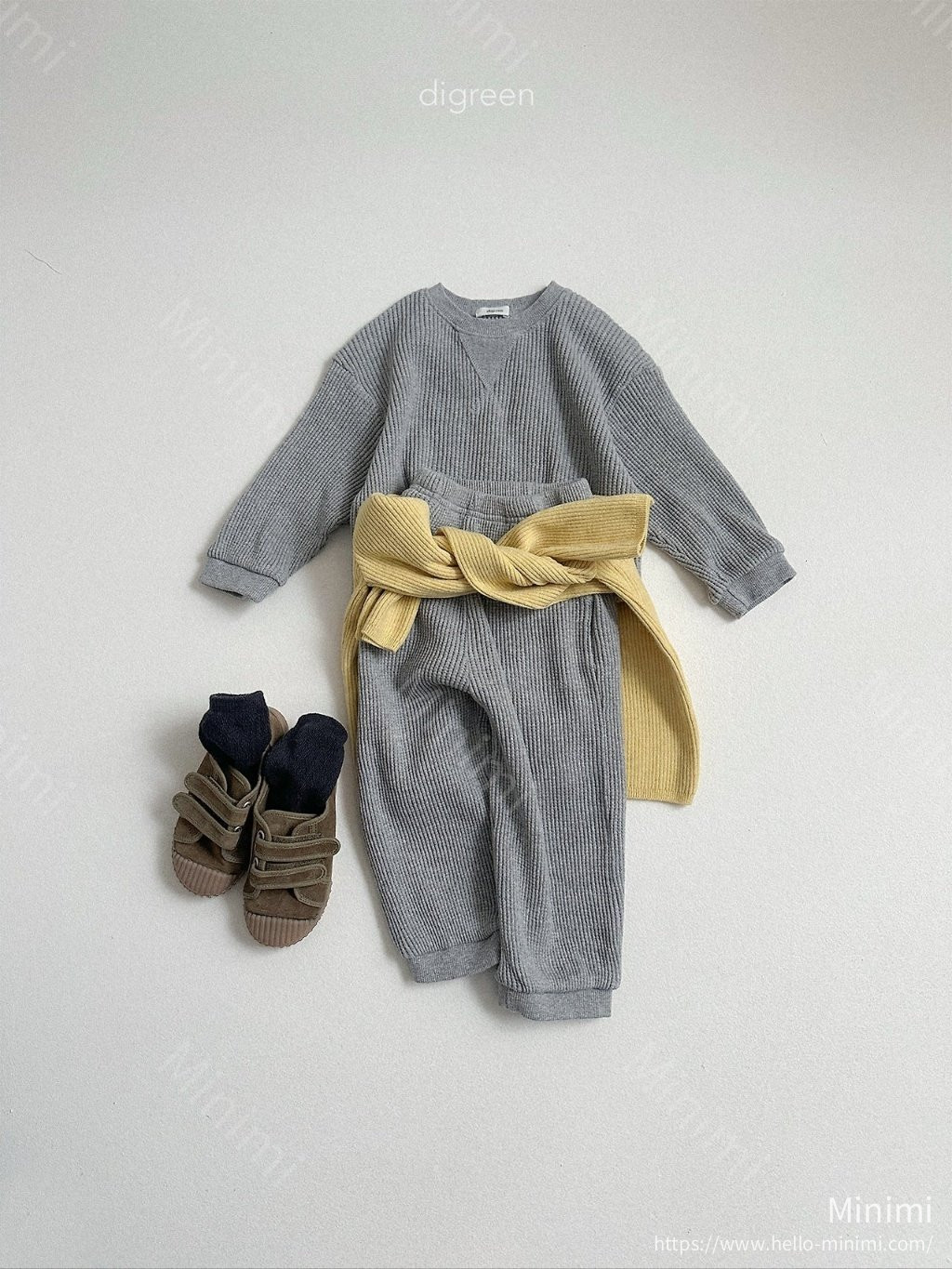 digreen Flat Waffle Pants 細節圖 15