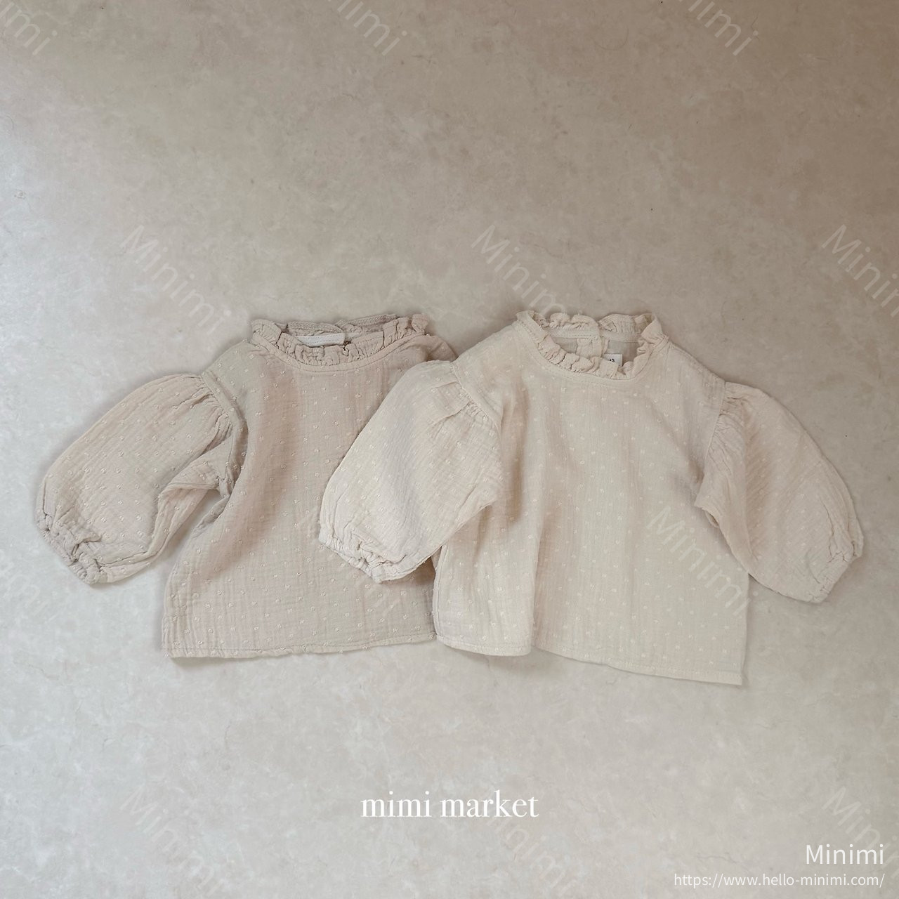 mimi-market Neck Frill Blouse 細節圖 11