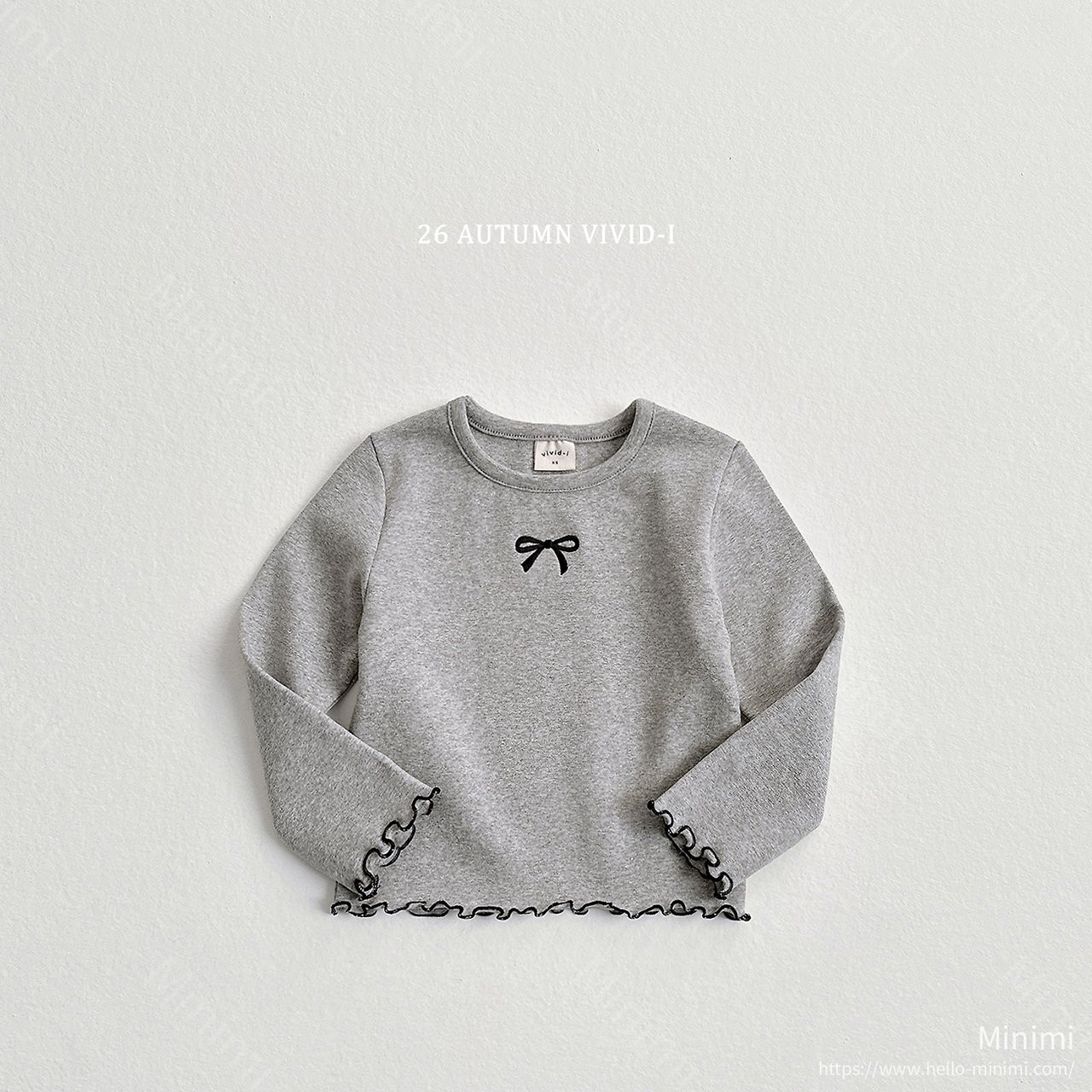VIVID-I Ribbon Span Ruffle T-shirt 細節圖 3