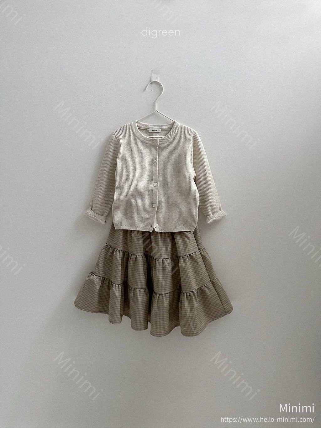 digreen Check Ruffle Skirt 細節圖 11