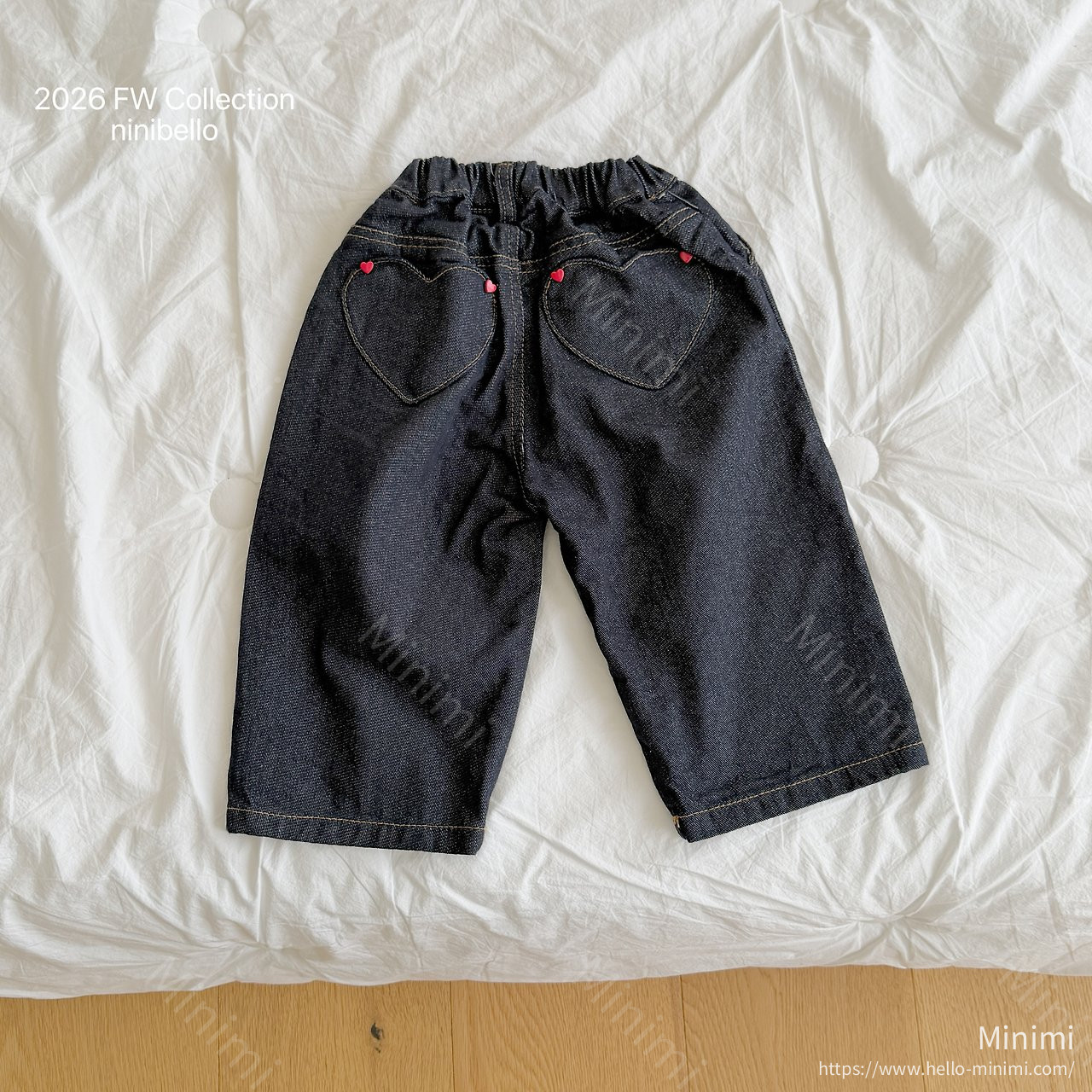 ninibello Tommy Heart Denim Pants 細節圖 2