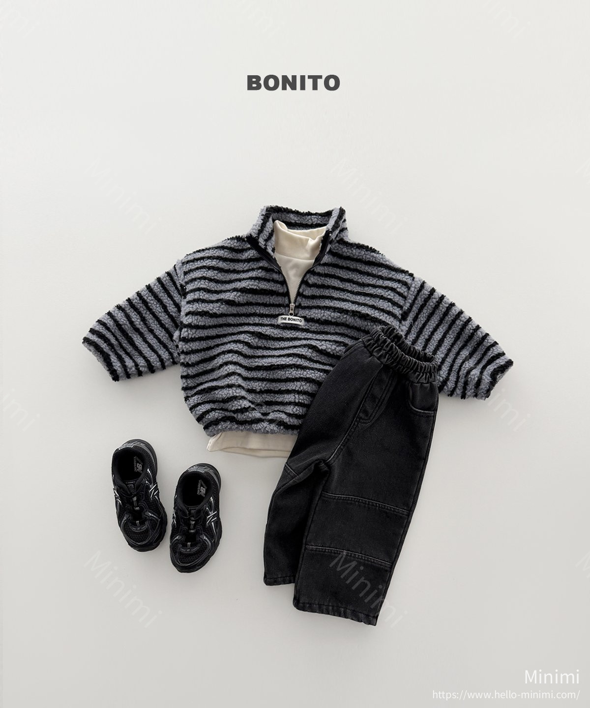 BONITO Dumble Stripe Half-Zip 細節圖 8