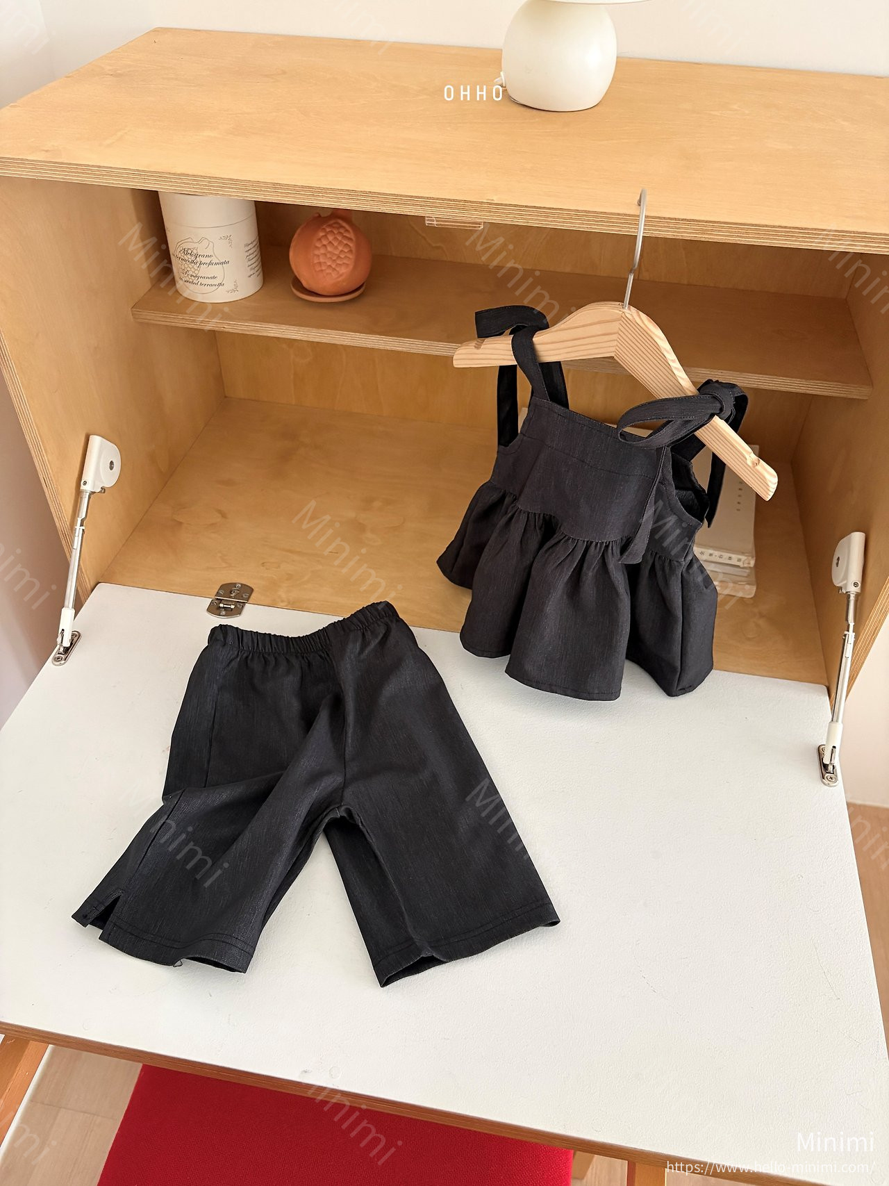 OHHO Soft Denim Capri Pants 細節圖 9