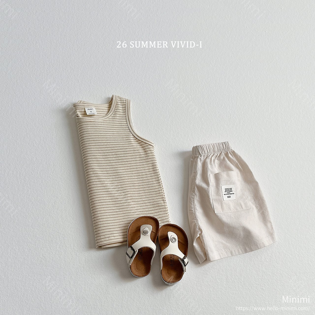 VIVID-I (Event) Striped Ribbed Sleeveless Top 細節圖 16