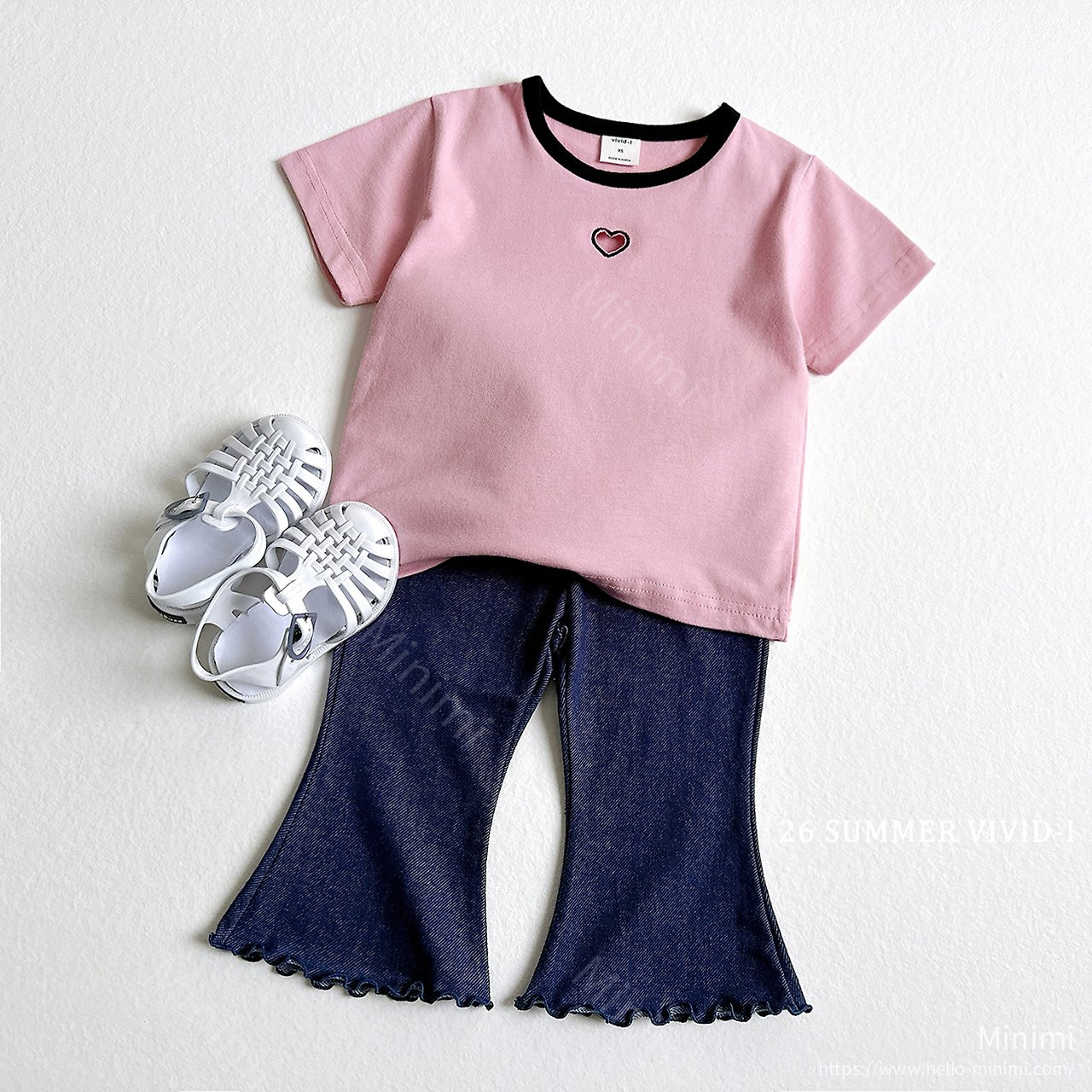 VIVID-I Summer Indigo Flared Cropped Pants 細節圖 13