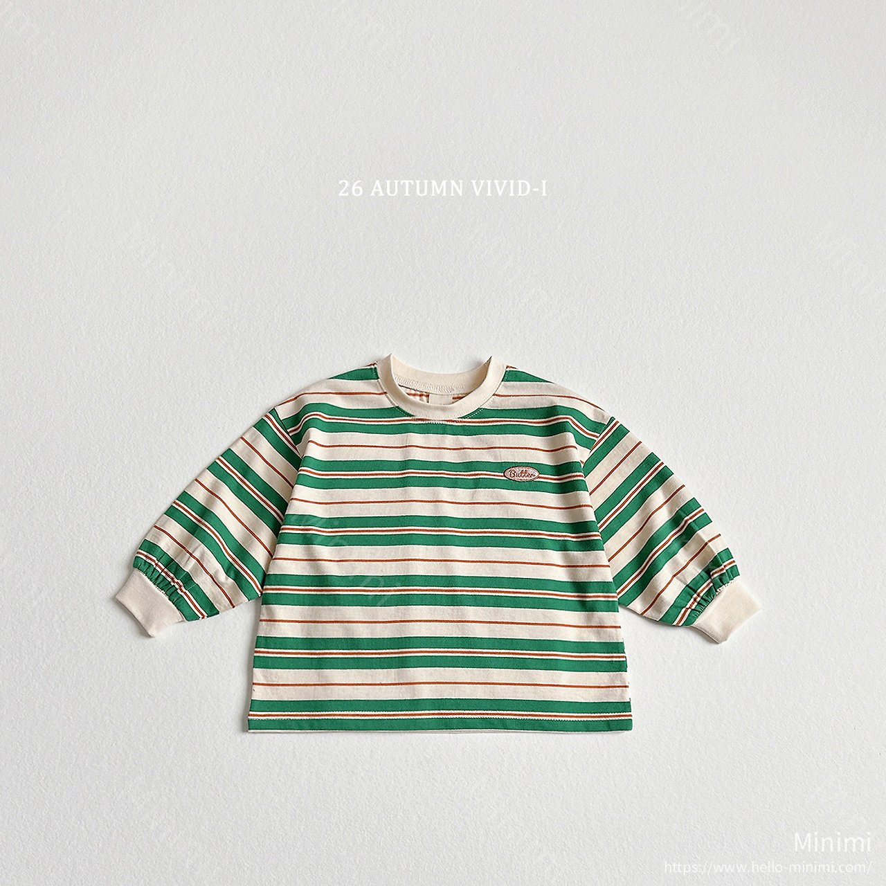 VIVID-I Butter Stripe T-shirt 細節圖 3