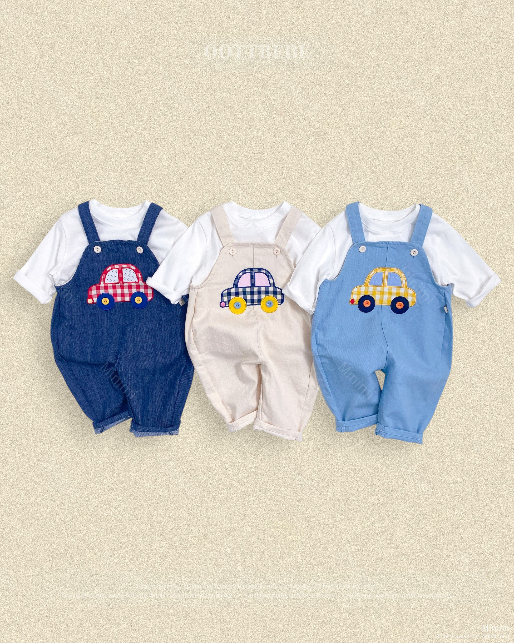 oott bebe Boongboong Denim Overalls 細節圖 1