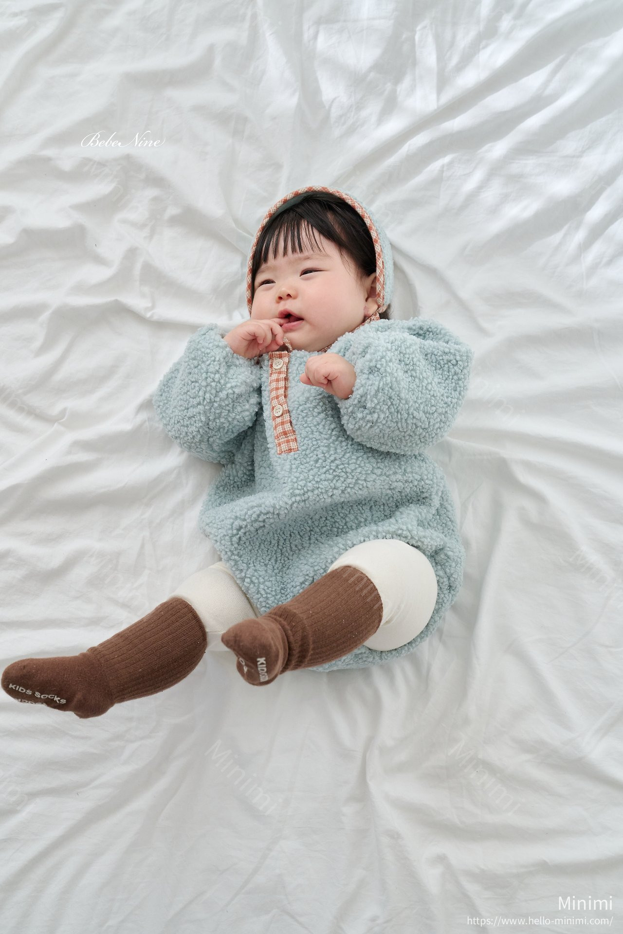 bebe nine Bichon Sweatshirt Romper 細節圖 5