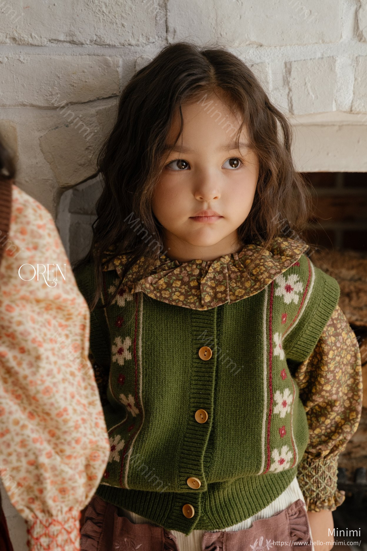 Oren Berthe Fleur Knit Vest 細節圖 2