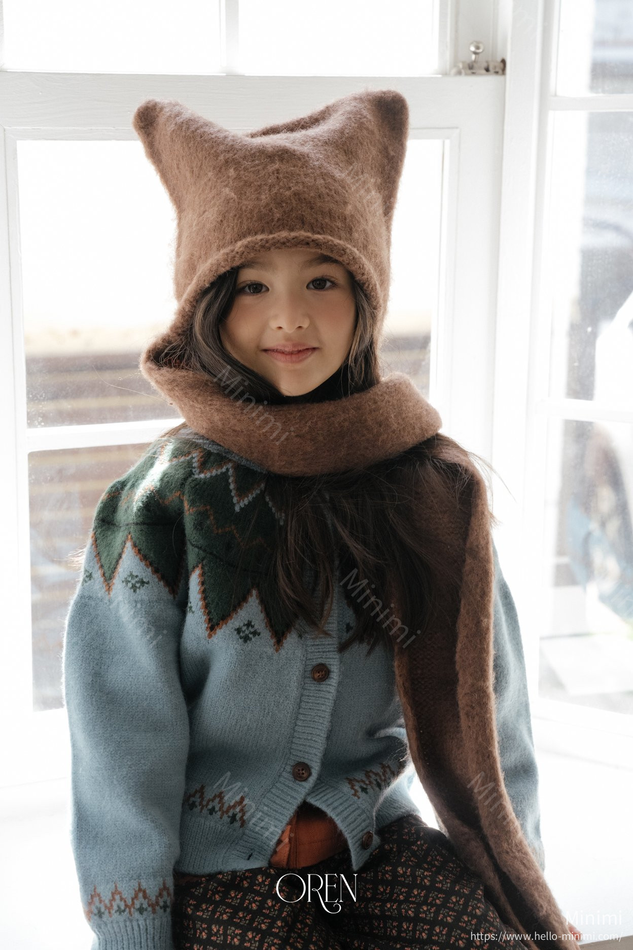 Oren Cat Muffler Beanie 細節圖 2
