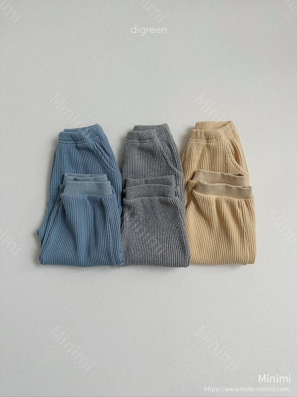 digreen Flat Waffle Pants 細節圖 1