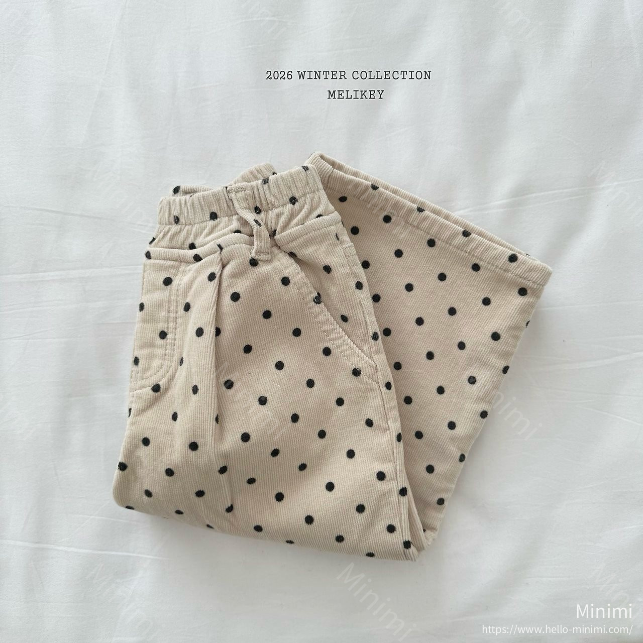 Melikey Polka Dot Corduroy Pants 細節圖 17