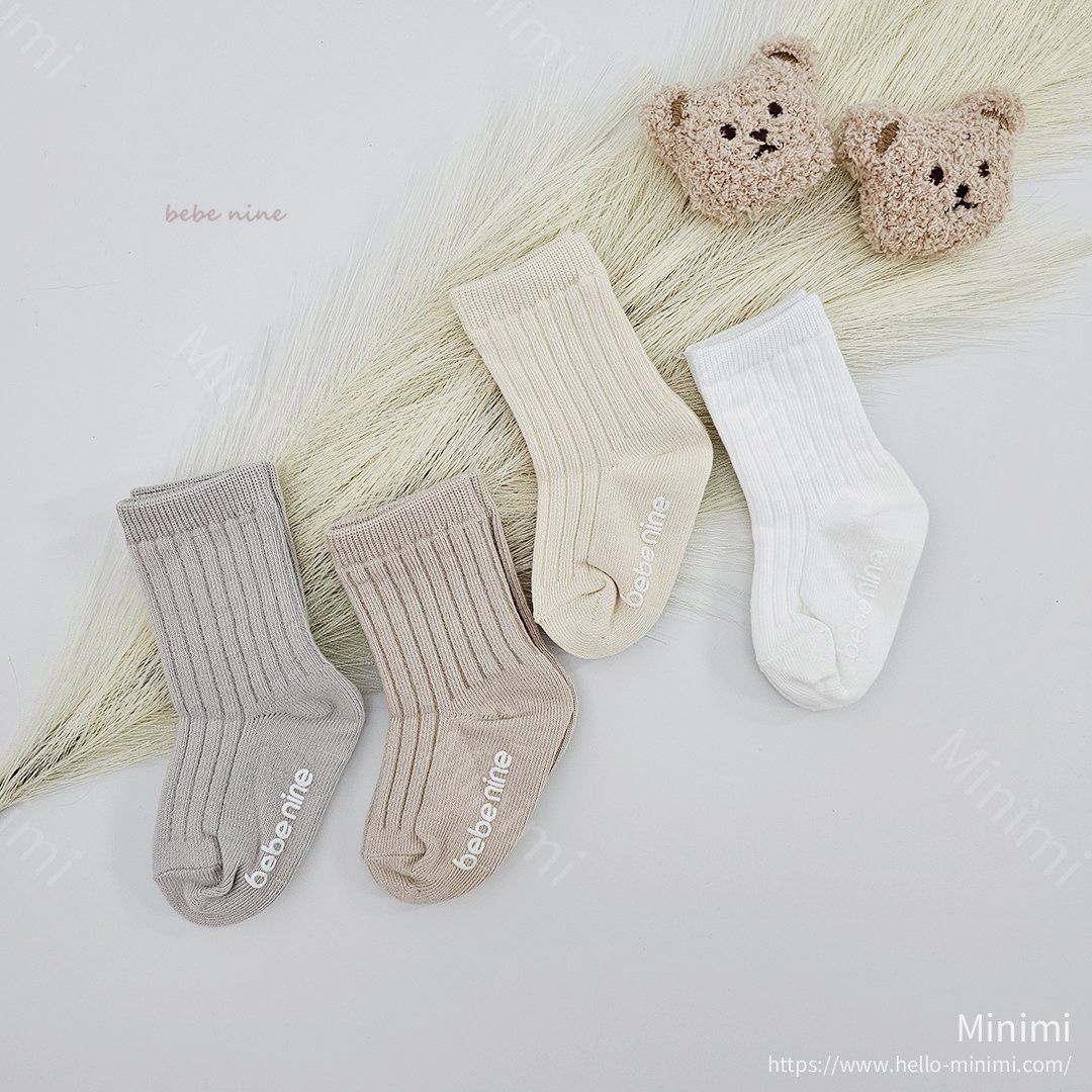 bebe nine Butter Knee Socks Set 細節圖 13