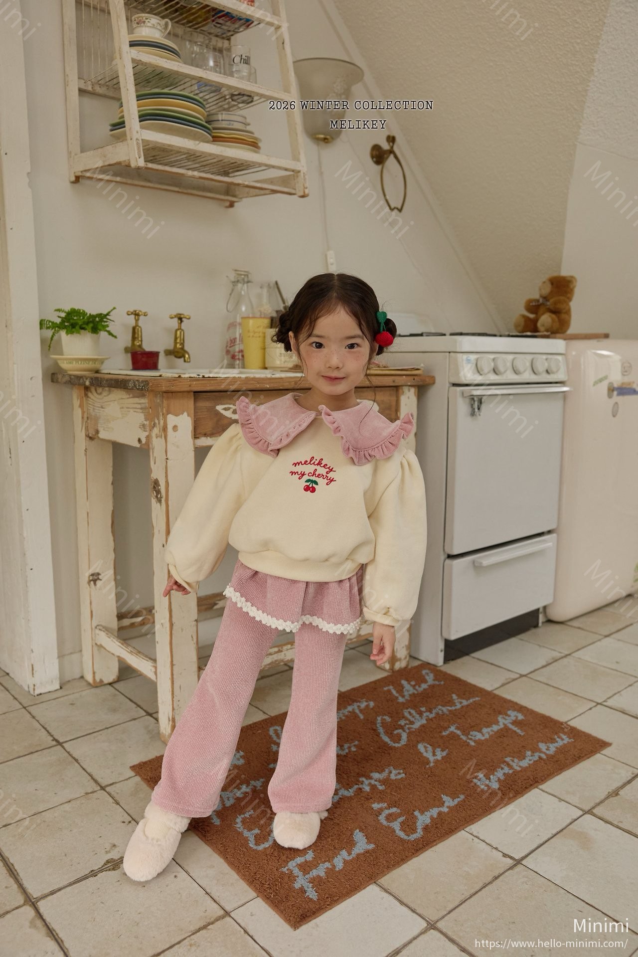 Melikey Cherry Collar Sweatshirt 細節圖 4