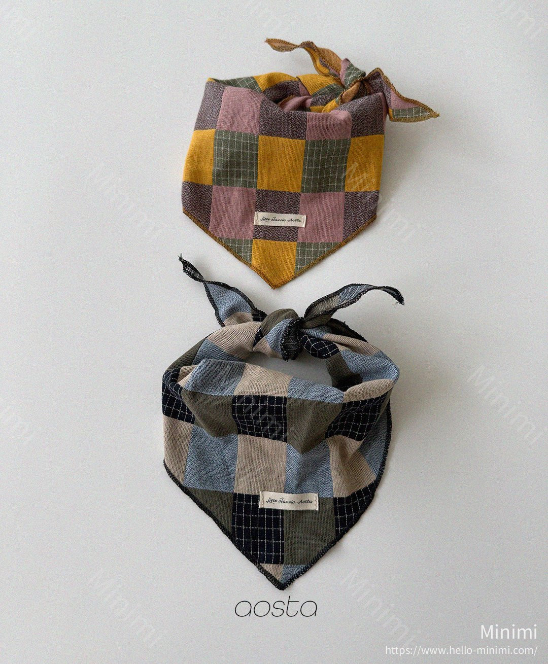 Aosta atelier Patchwork Scarf 細節圖 15