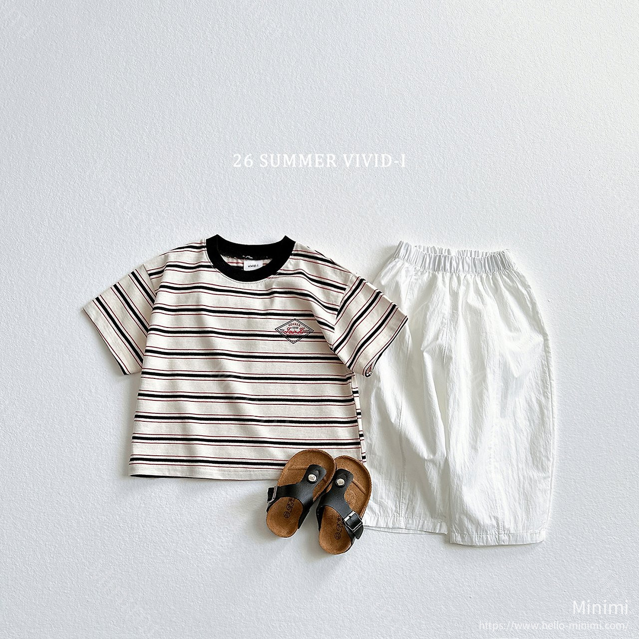 VIVID-I Diamond Logo Striped T-Shirt 細節圖 18