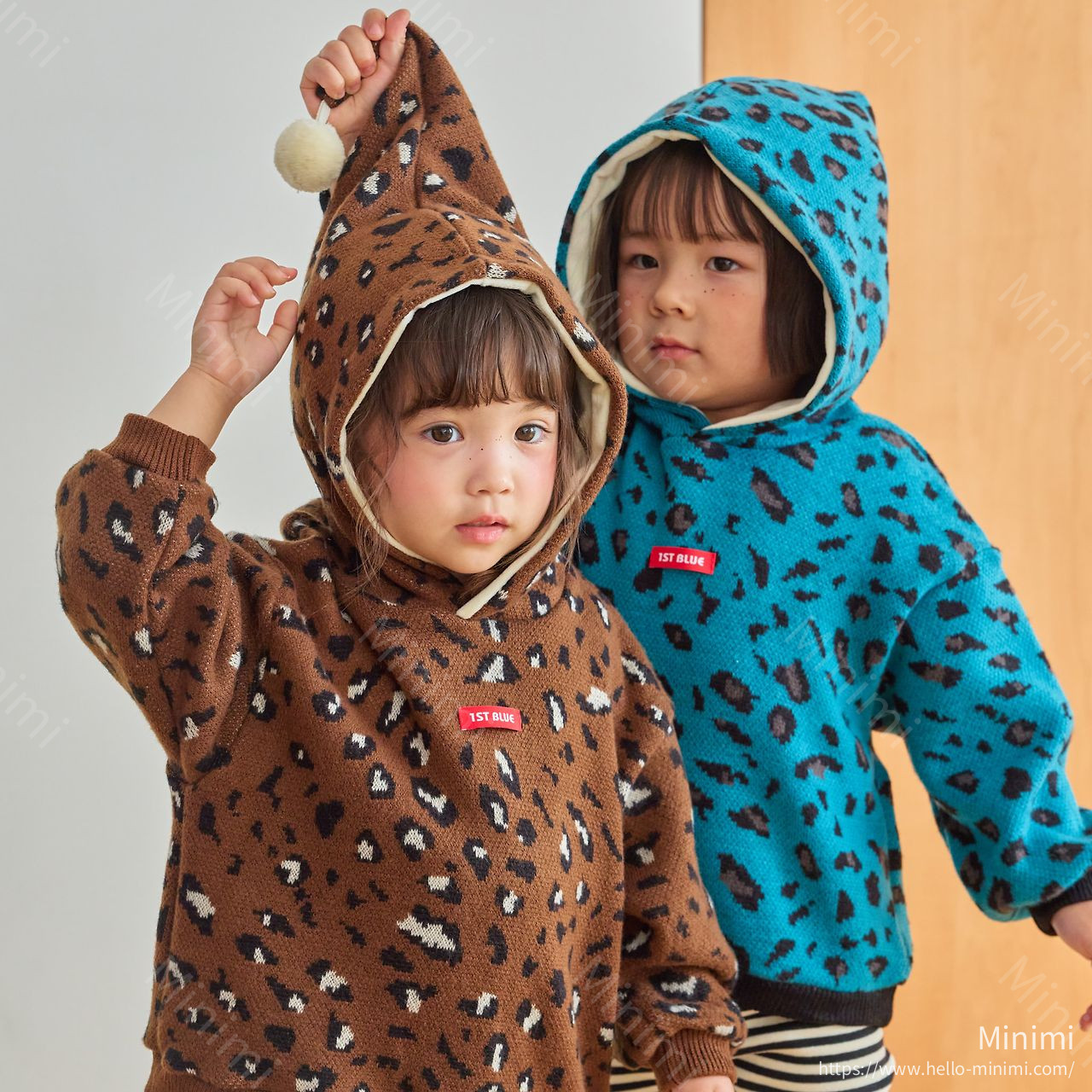 1st BLUE Leopard Cone Hoodie 細節圖 10