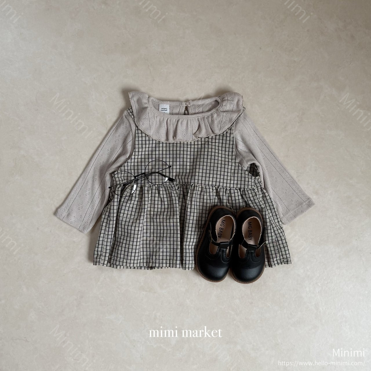 mimi-market Lona Suspender Dress 細節圖 9