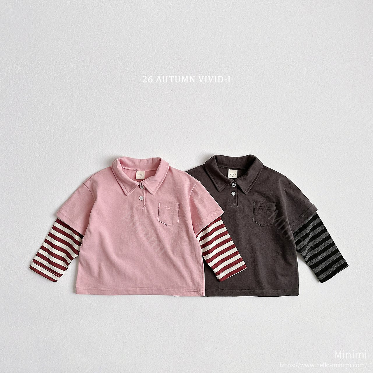 VIVID-I Collar Layered T-shirt 細節圖 1