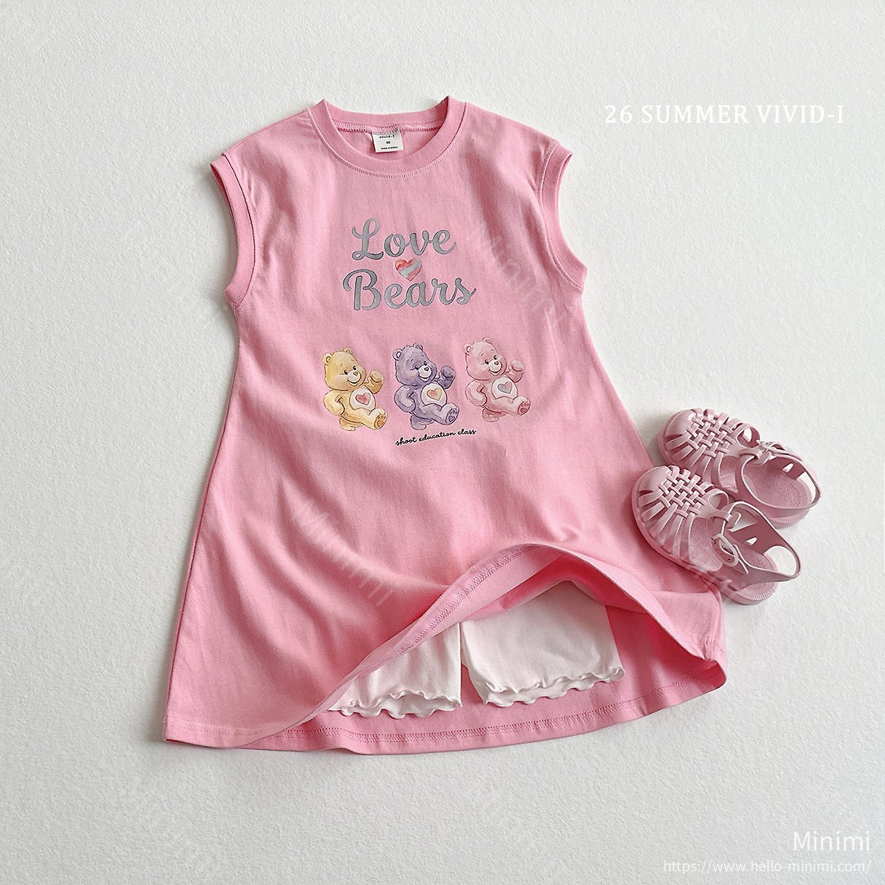 VIVID-I Painted Bear Long Dress 細節圖 8