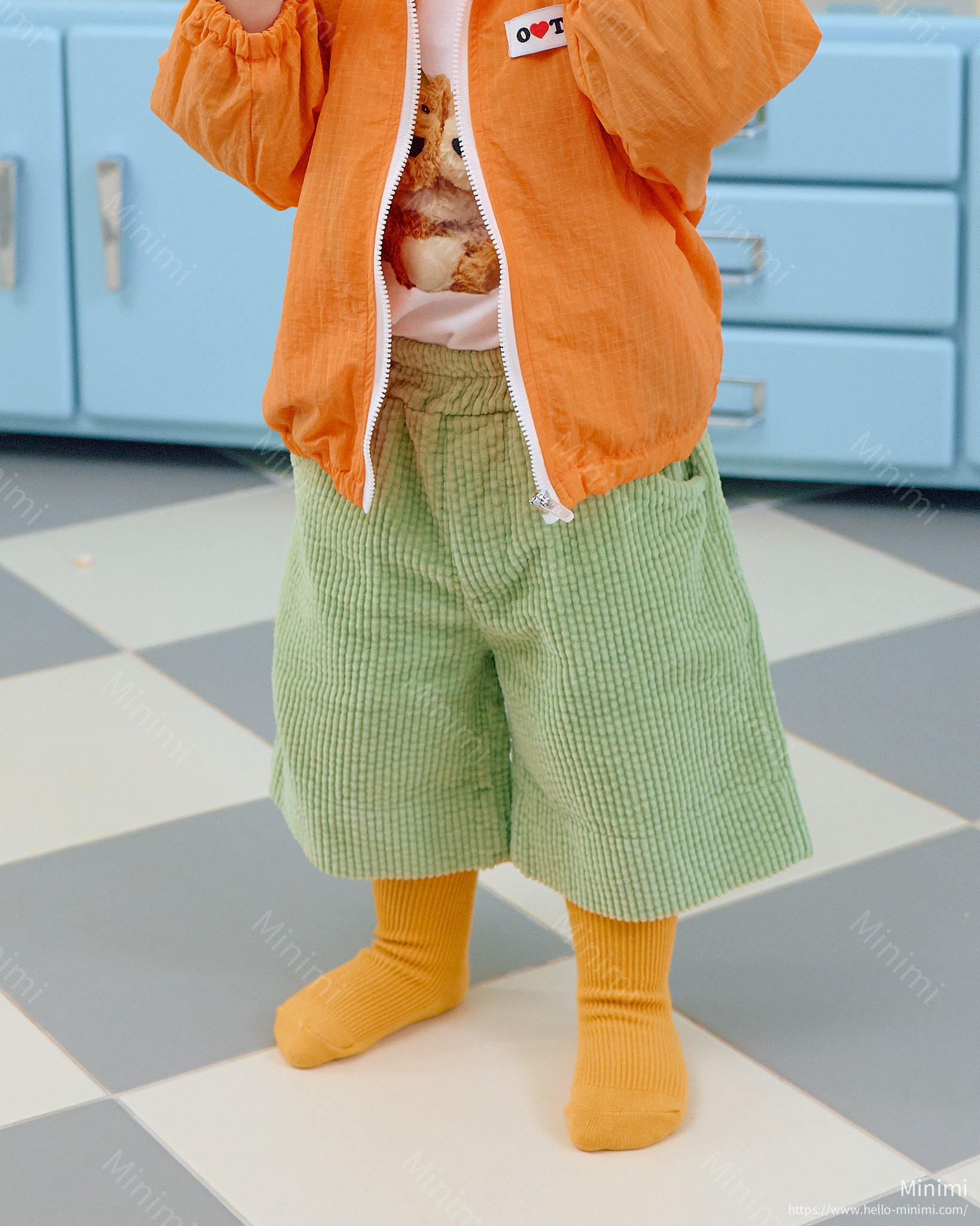 oott bebe Big Corduroy Pants (Knee-length) 細節圖 18