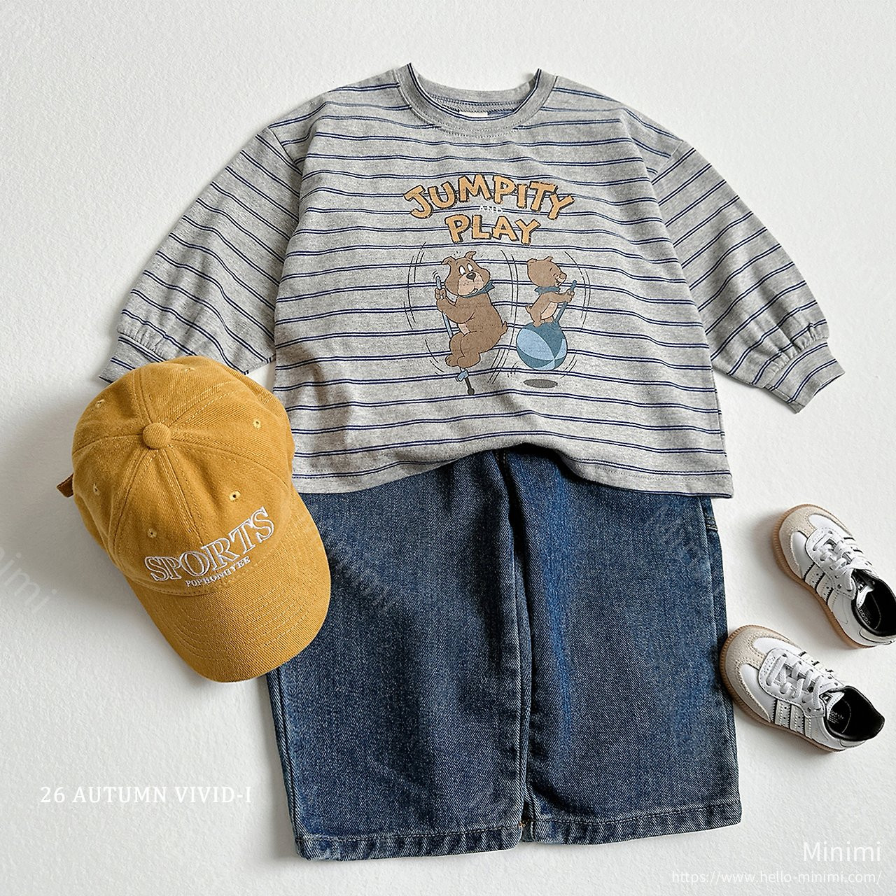 VIVID-I Stripe Cartoon Single T-shirt 細節圖 16