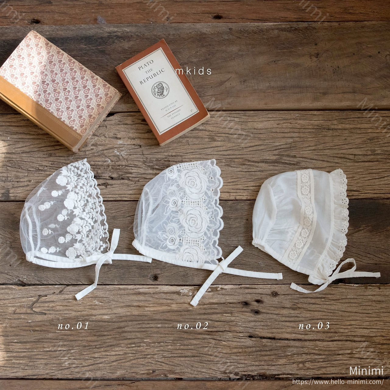 mkids Rosette Bonnet 細節圖 1