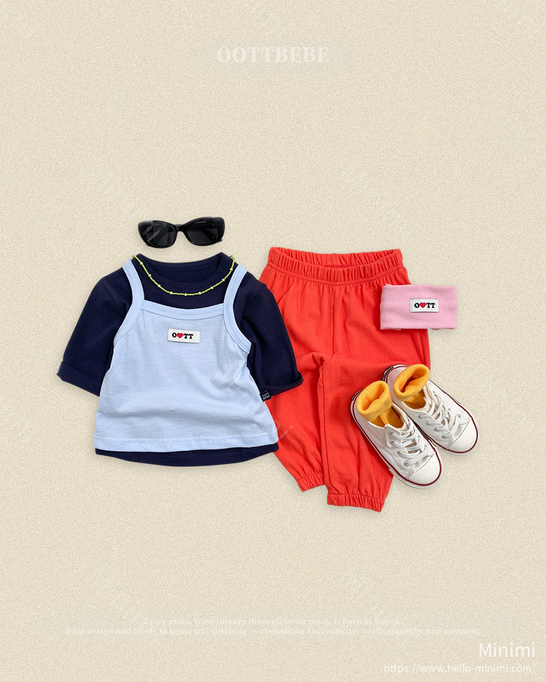 oott bebe (Promo) Jelly Mix Bloomer Pants 細節圖 1