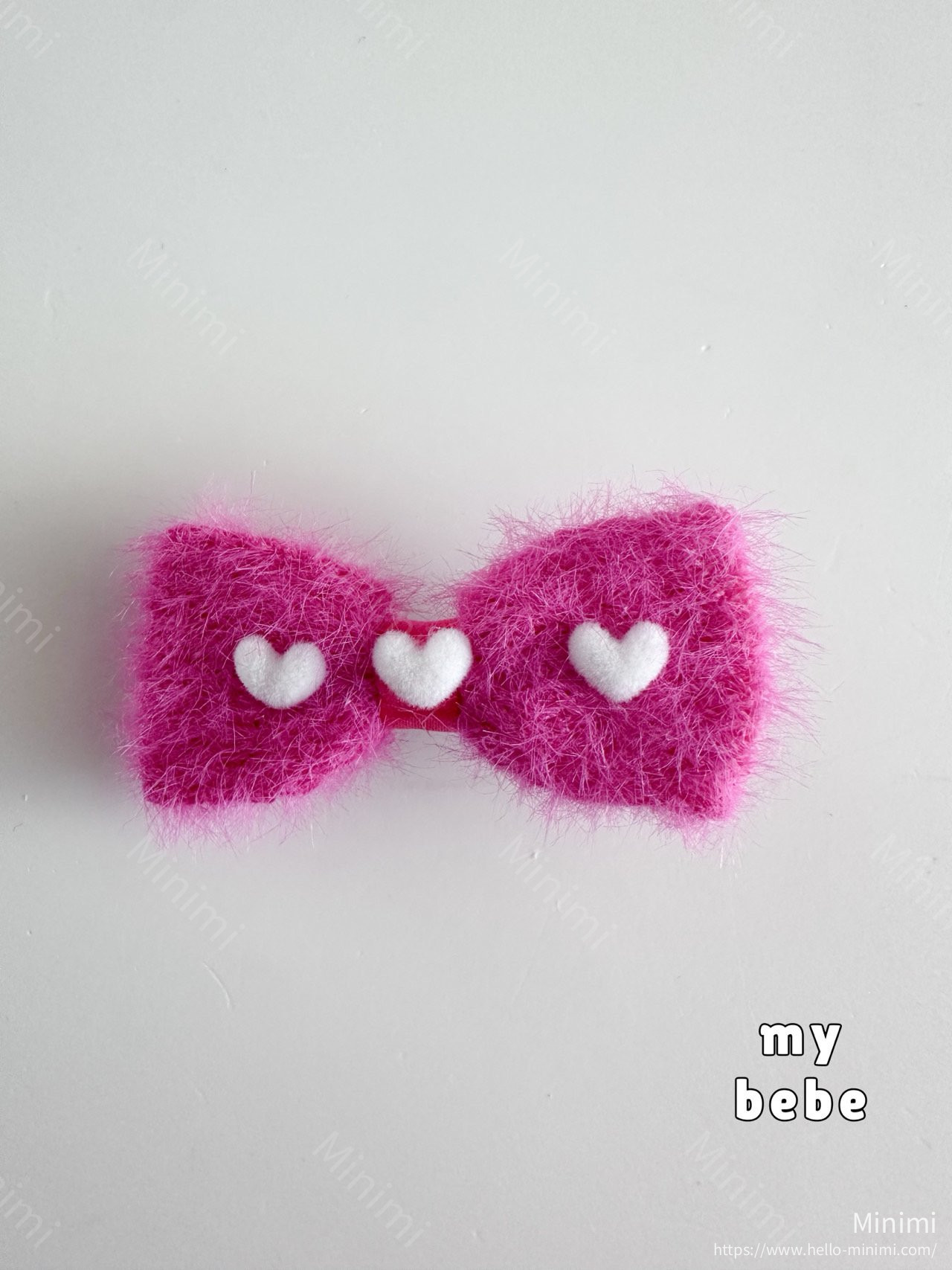 my_bébé Angora Ribbon Hairpin Set 細節圖 9