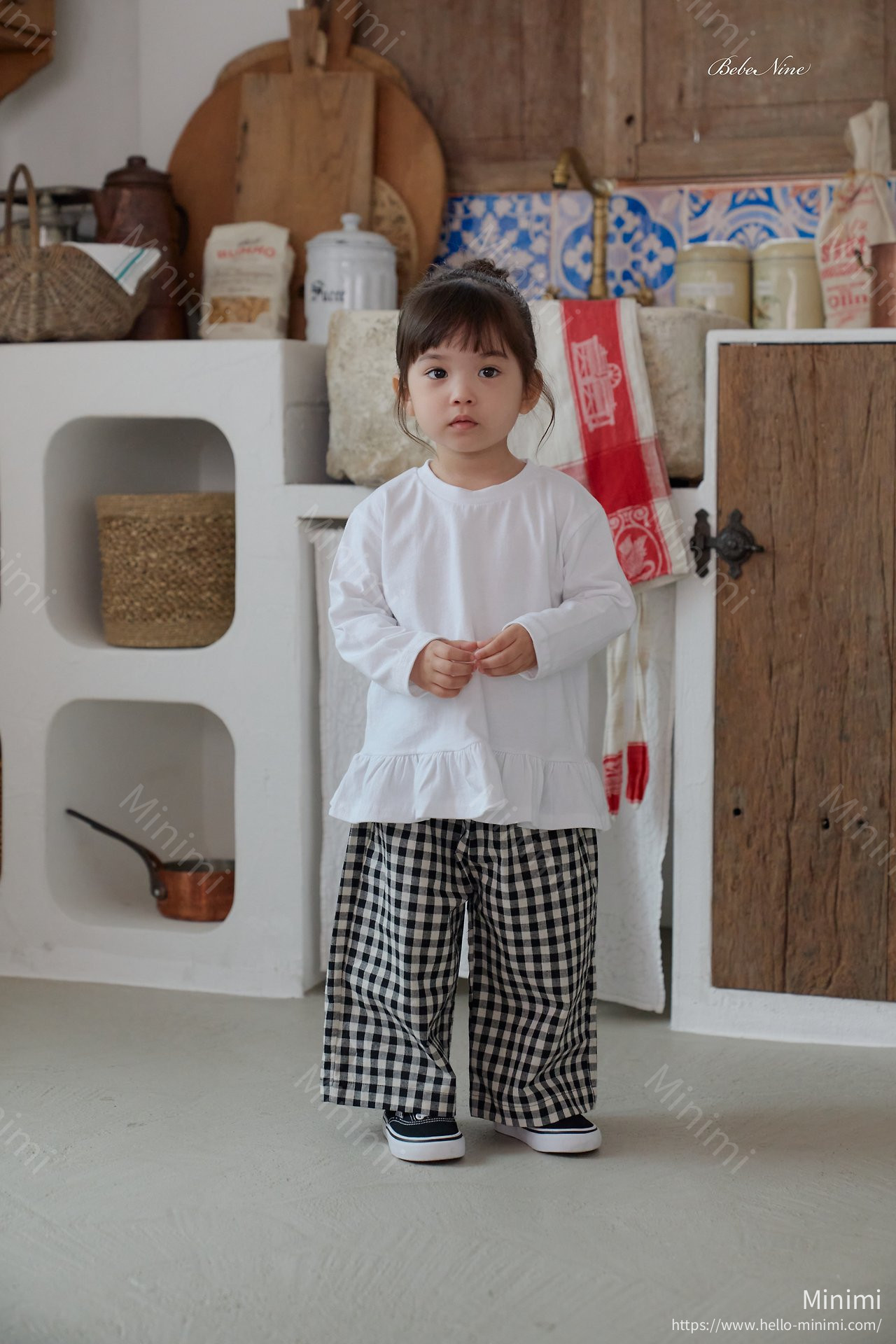 bebe nine Basic Ruffle Tee 細節圖 7