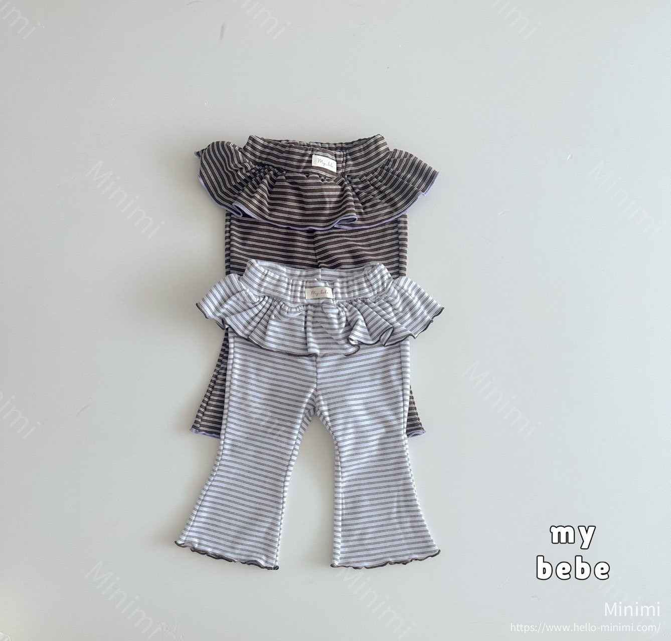 my_bébé Chestnut Frill Pants 細節圖 1