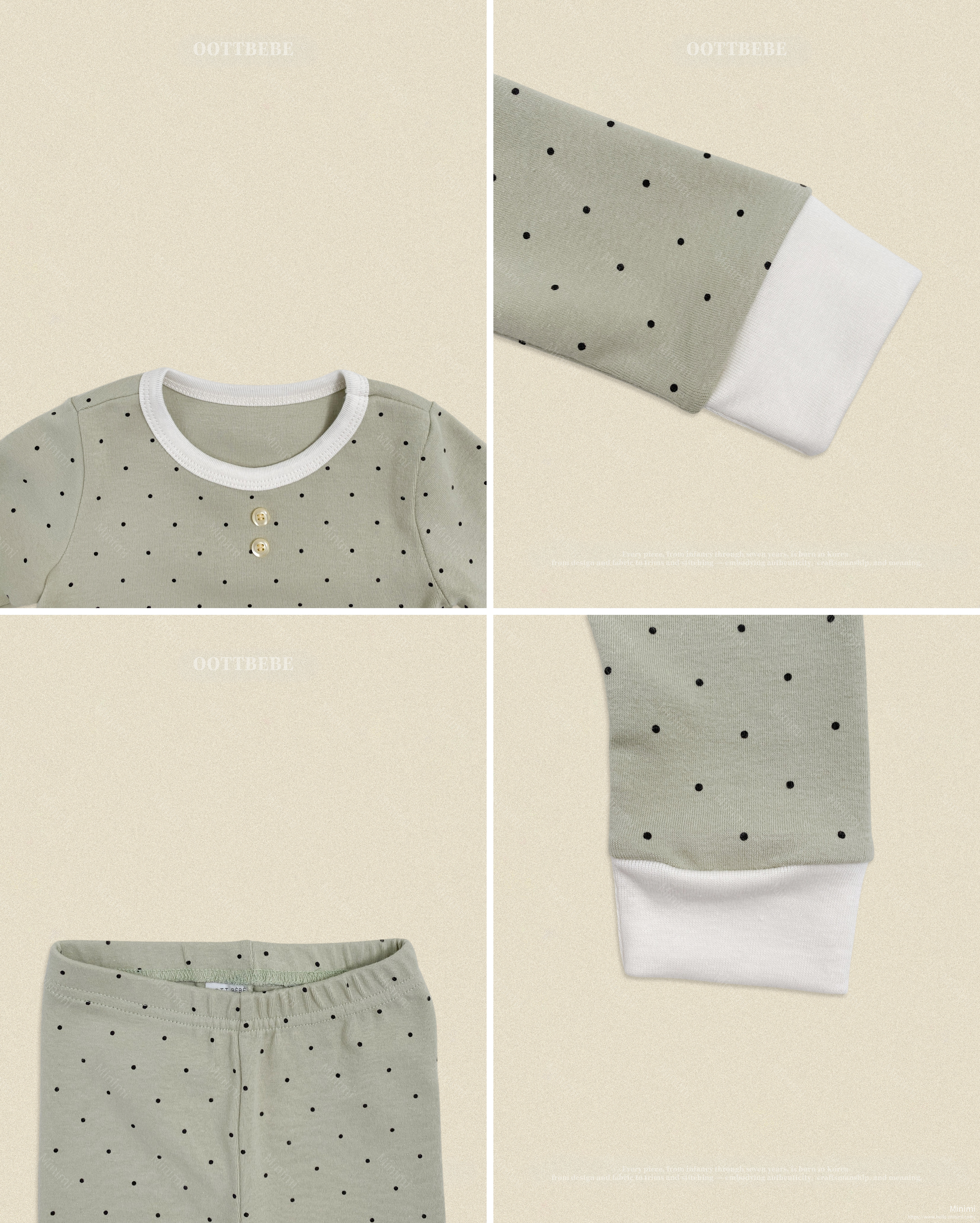 oott bebe Chouchou Dot Loungewear 細節圖 6
