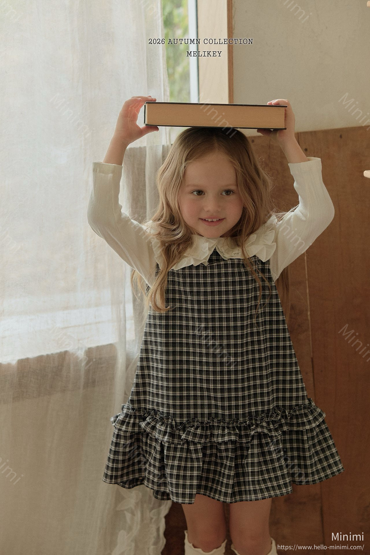 Melikey Check Frill Dress 細節圖 17