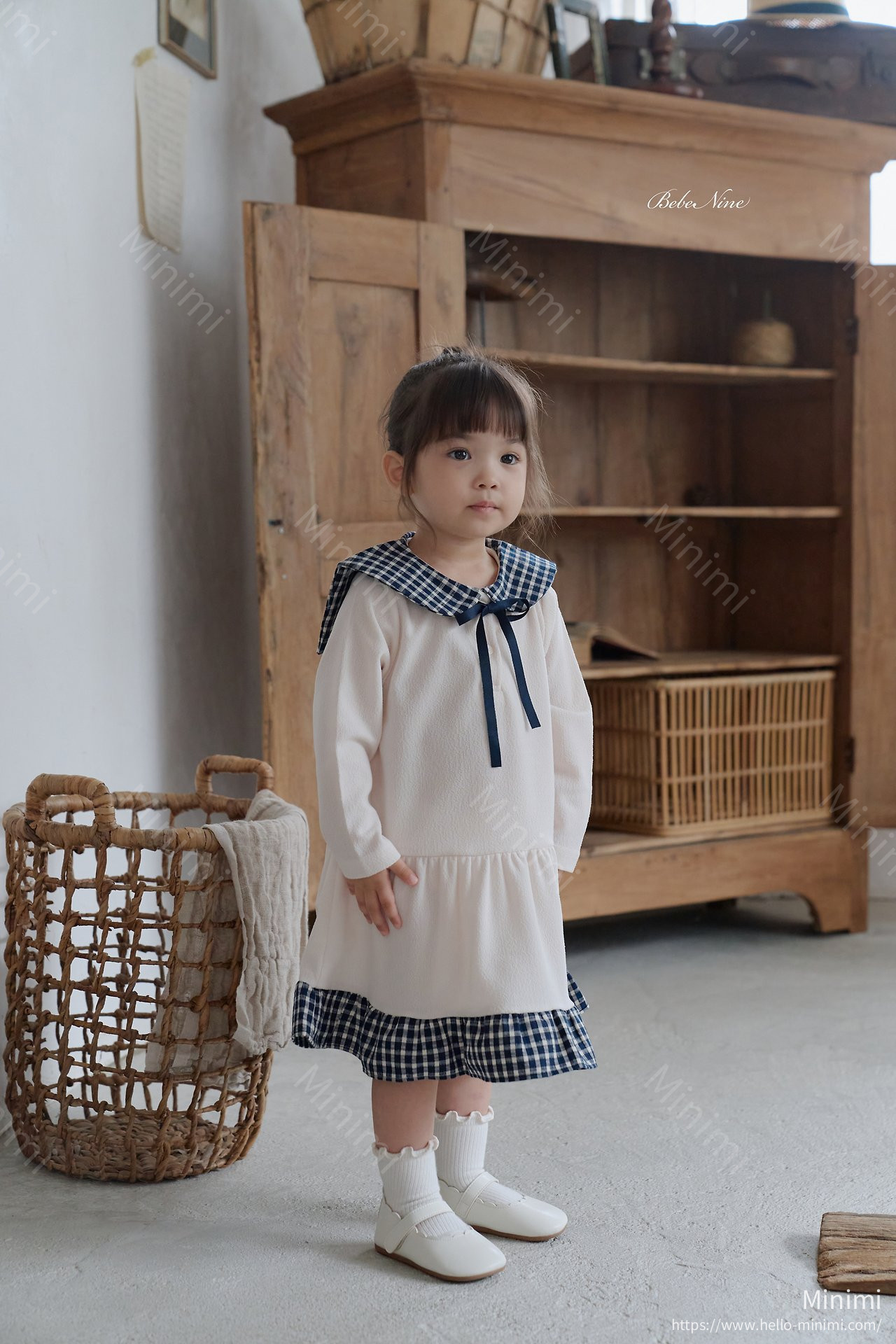 bebe nine Maison Check Dress 細節圖 5