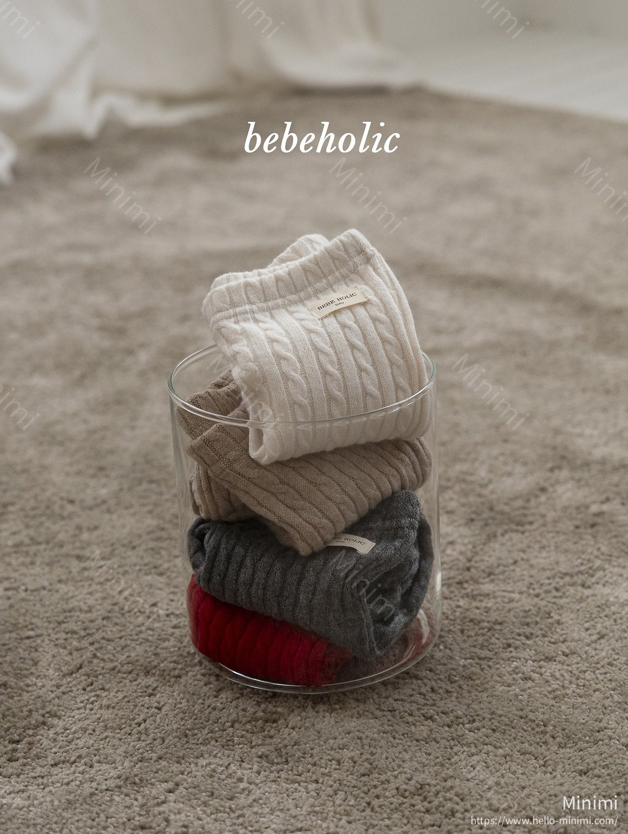 BEBEHOLIC Knit Footed Leggings 細節圖 6