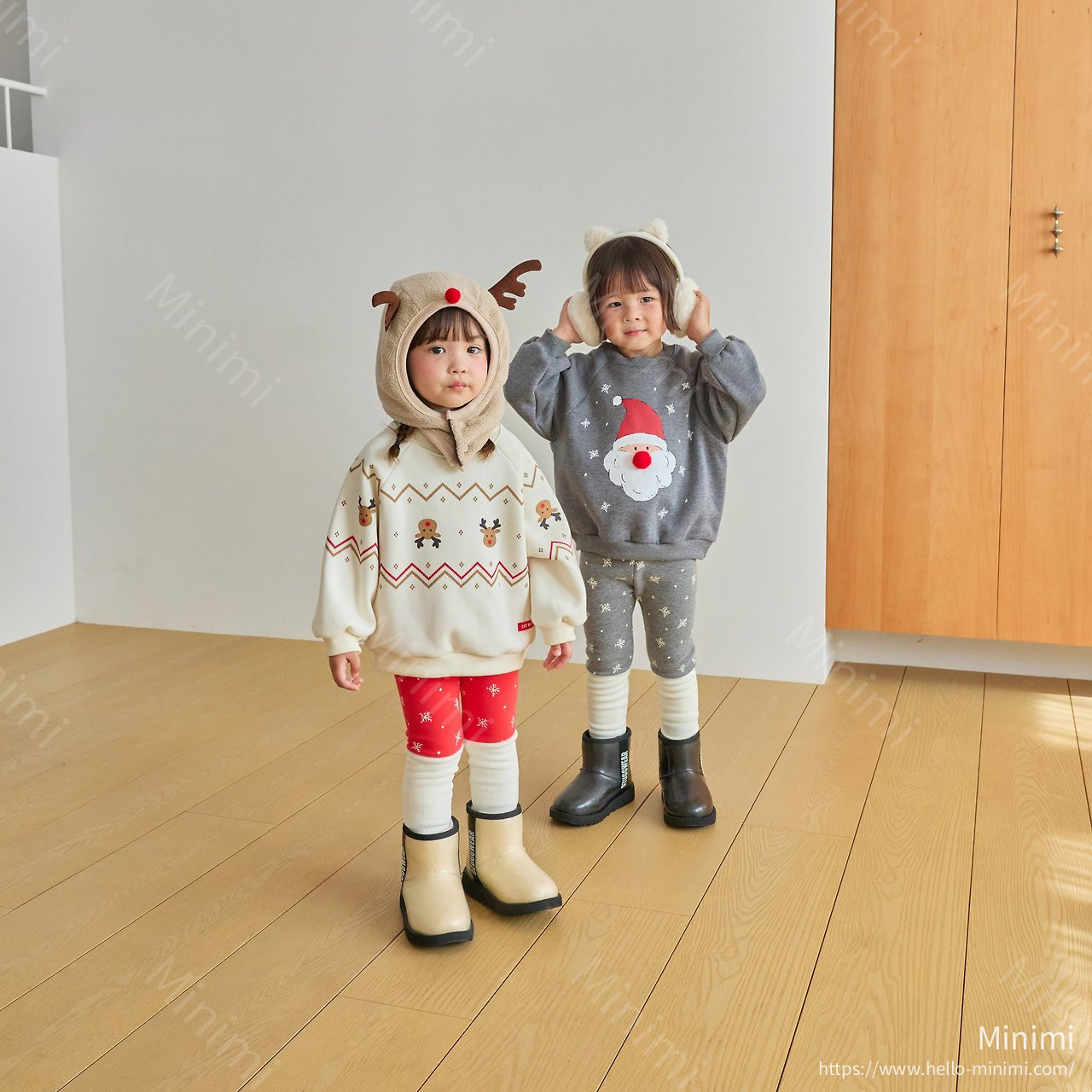 1st BLUE Christmas Rudolph Cookie Sweatshirt 細節圖 8