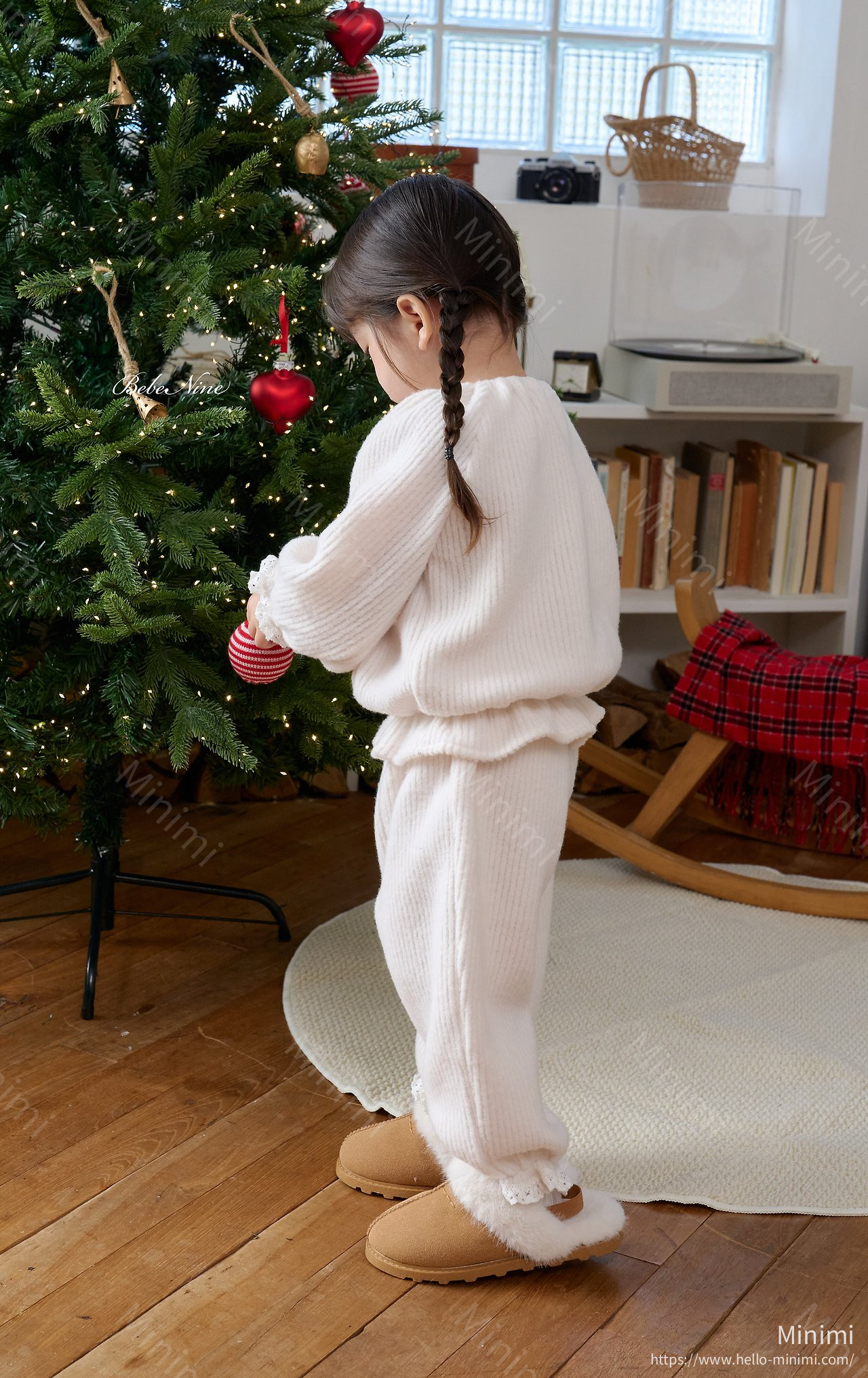 bebe nine Heart Brushed-Lining Frill Pants 細節圖 11