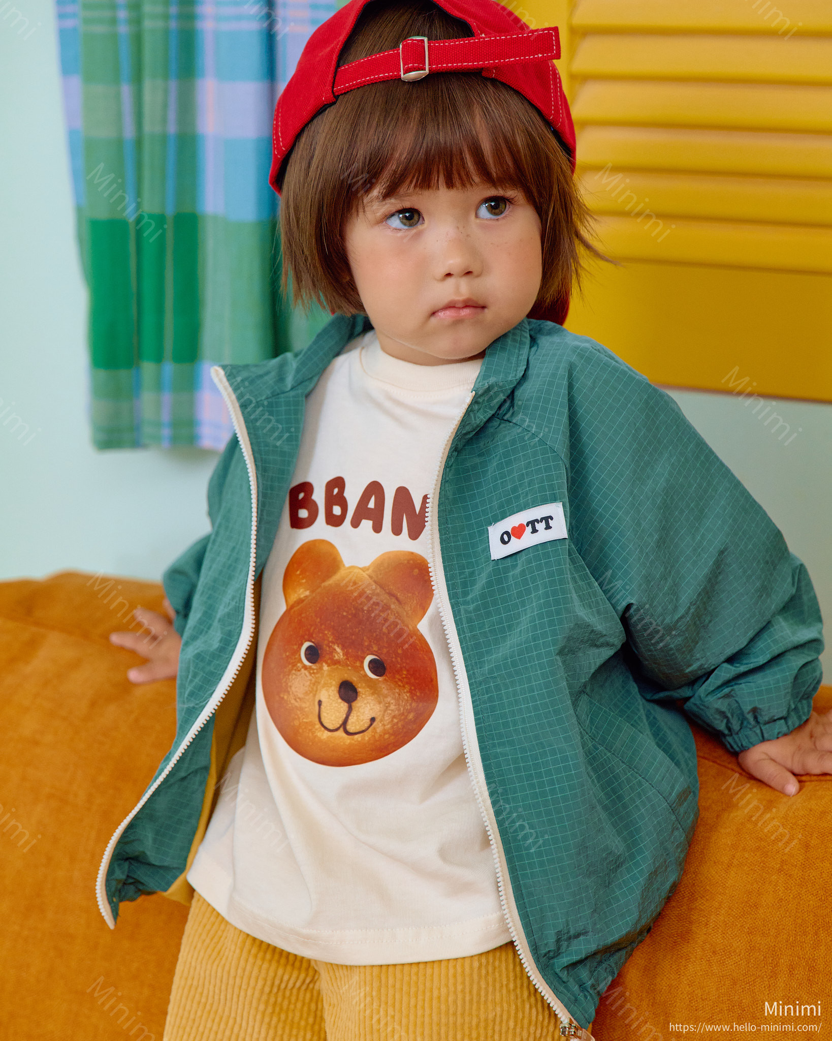 oott bebe Bread Raglan T-shirt (Kids) 細節圖 19