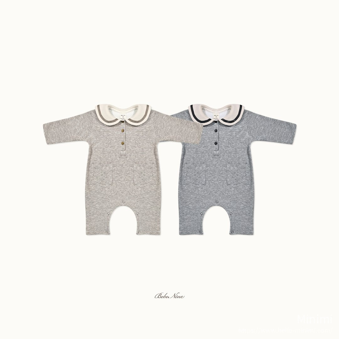bebe nine Striped Sailor Romper 細節圖 18