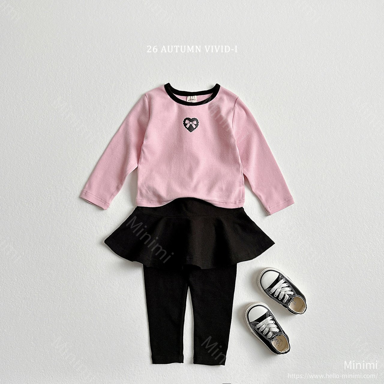 VIVID-I Ribbon Heart Span T-shirt 細節圖 7