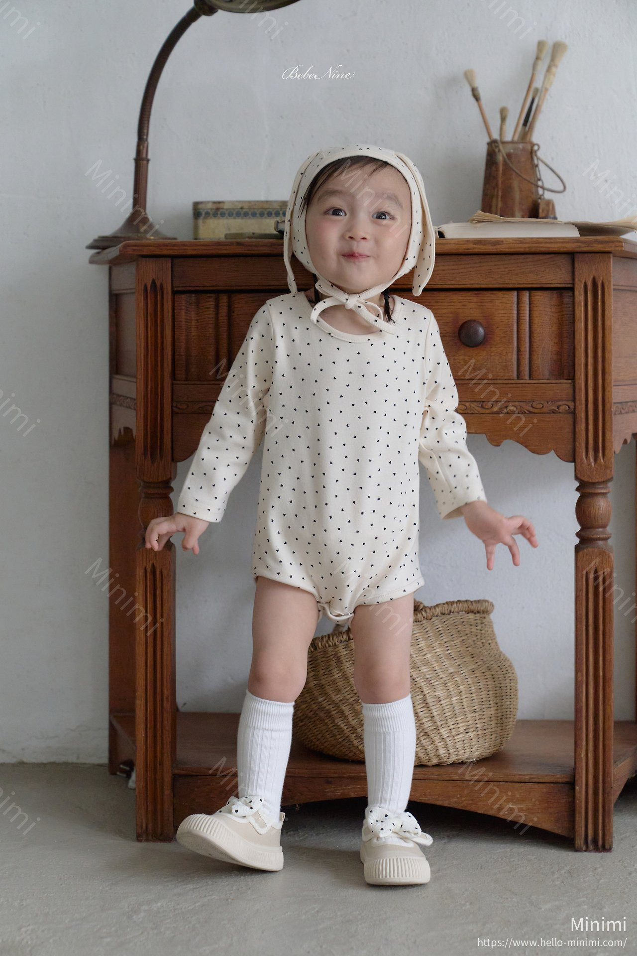 bebe nine Love Dot Bonnet 細節圖 12