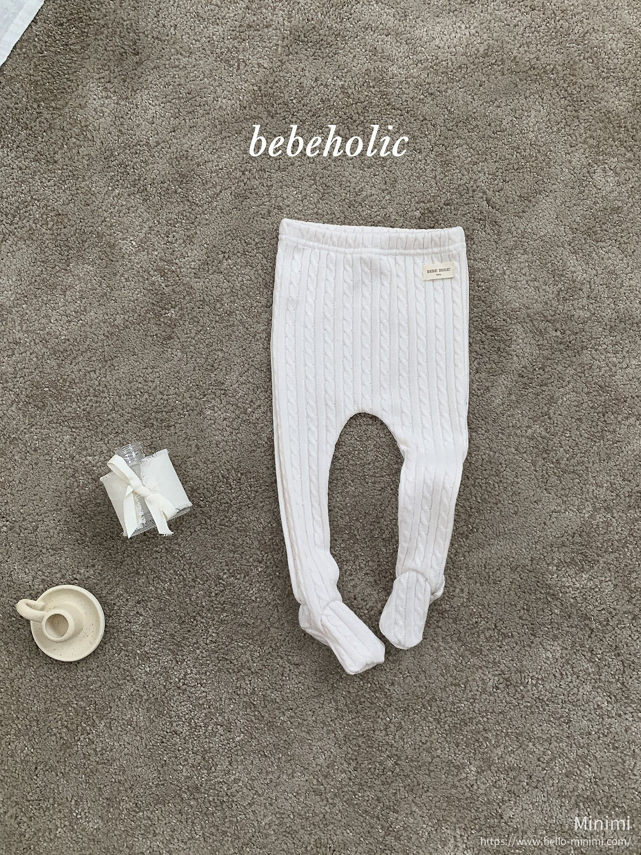 BEBEHOLIC Knit Footed Leggings 細節圖 12