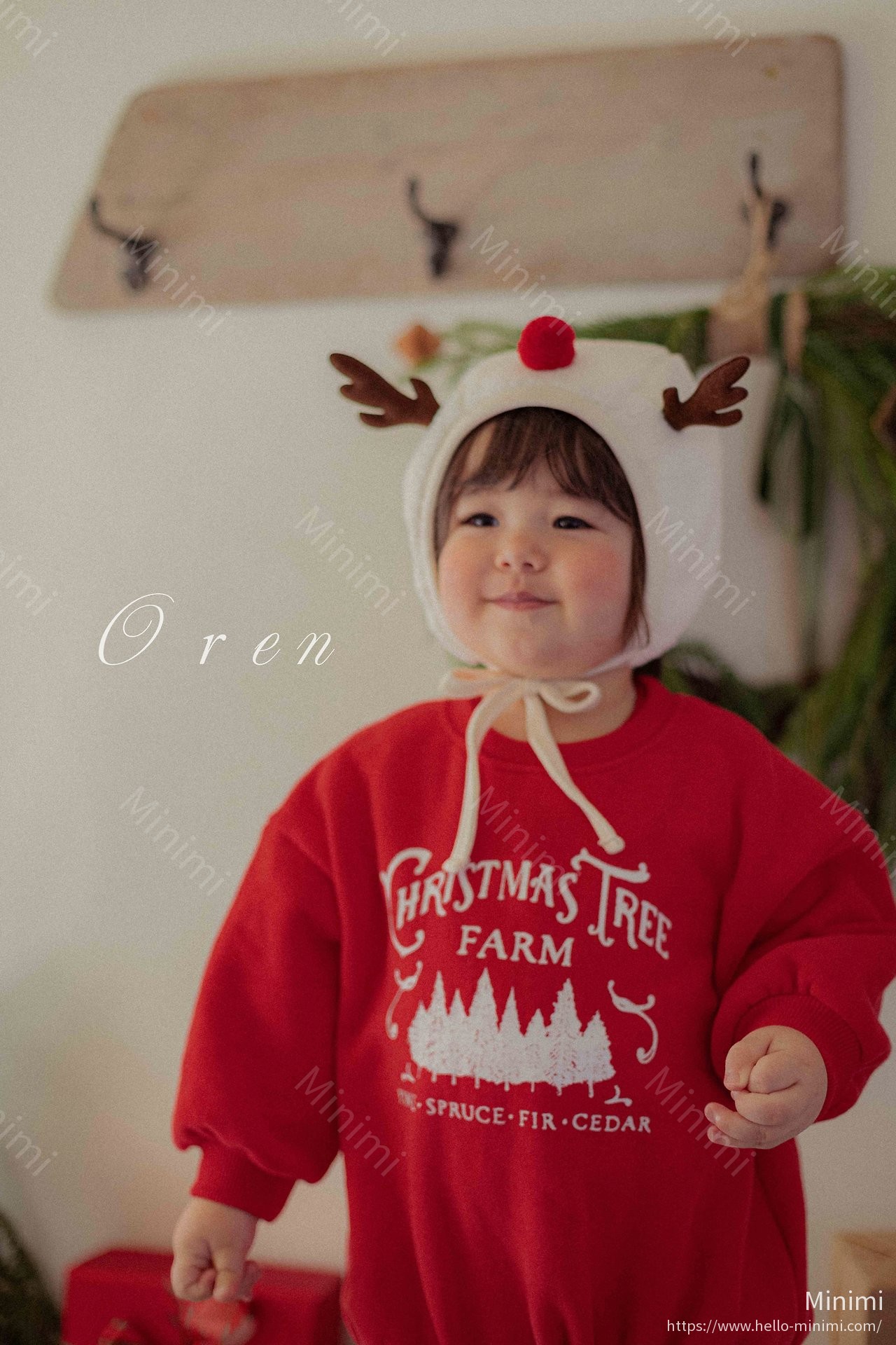 Oren Merry Christmas Family Sweatshirt 細節圖 1