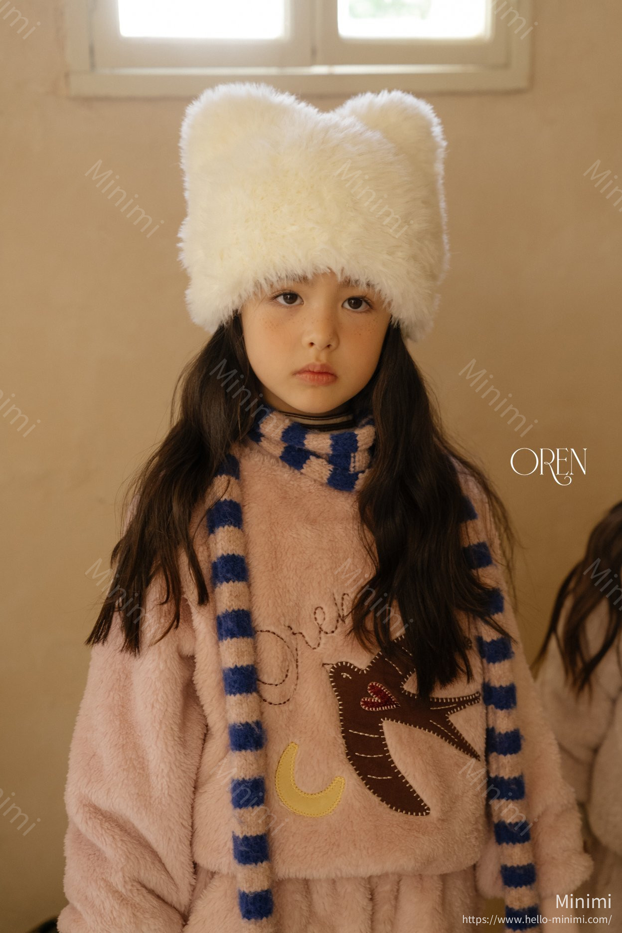 Oren Cat Fake Fur Beanie 細節圖 10